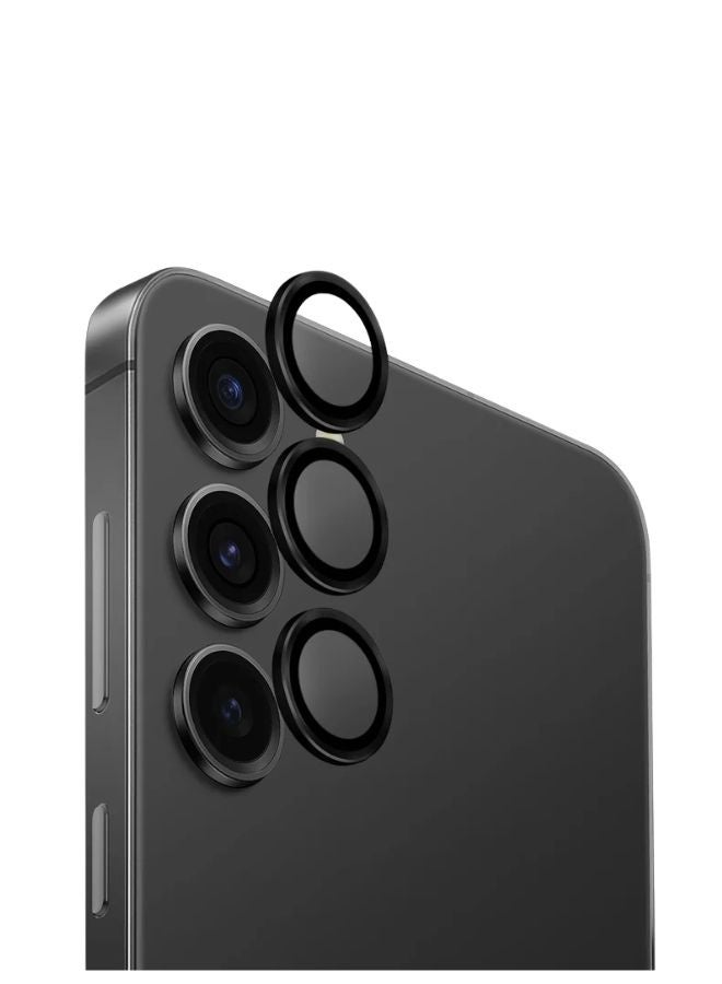 PROMASS Camera Lens Protector for Samsung Galaxy S25 | Scratch-Resistant Lens Cover with Full Protection- Black - Image 1